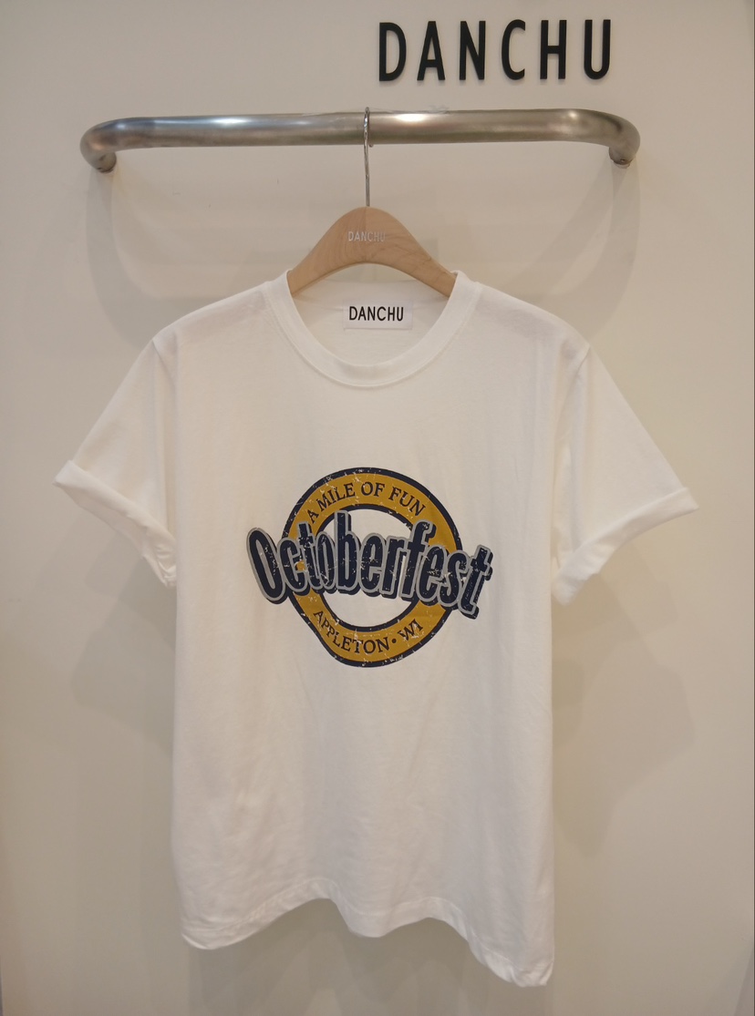 DANCHU東大門實拍女裝新款26春夏職業人氣熱賣推薦真品T恤DANCHUT恤圖色1