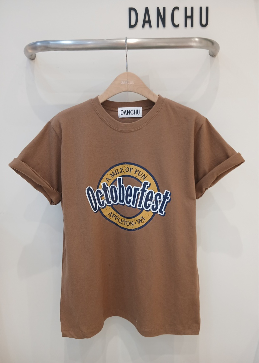 DANCHU東大門實拍女裝新款26春夏職業人氣熱賣推薦真品T恤DANCHUT恤圖色2