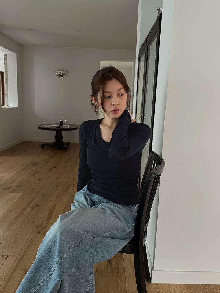 MARE東大門實拍女士新品推薦26春夏熱賣休閑人氣真品長袖T恤MARE長袖T恤