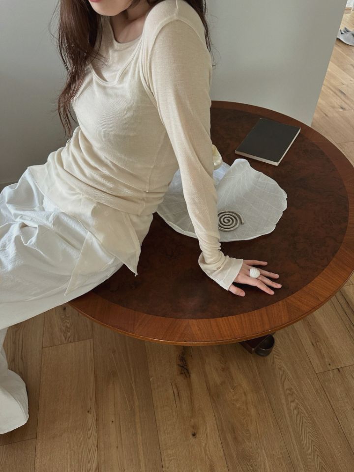 MARE東大門實拍女士新品推薦26春夏熱賣休閑人氣真品長袖T恤MARE長袖T恤