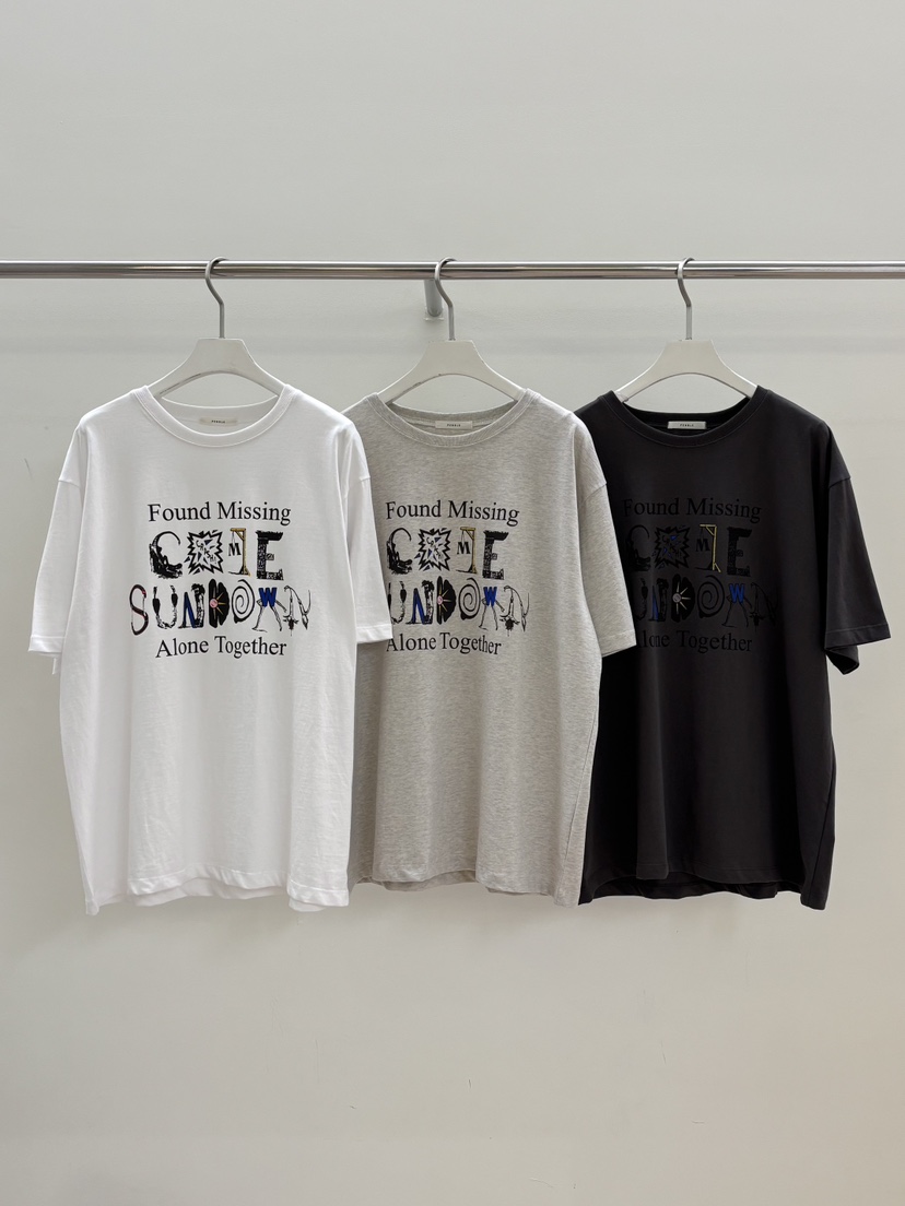 PEBBLE東大門實拍女士新品時尚休閑26春夏職業推薦人氣T恤PEBBLET恤