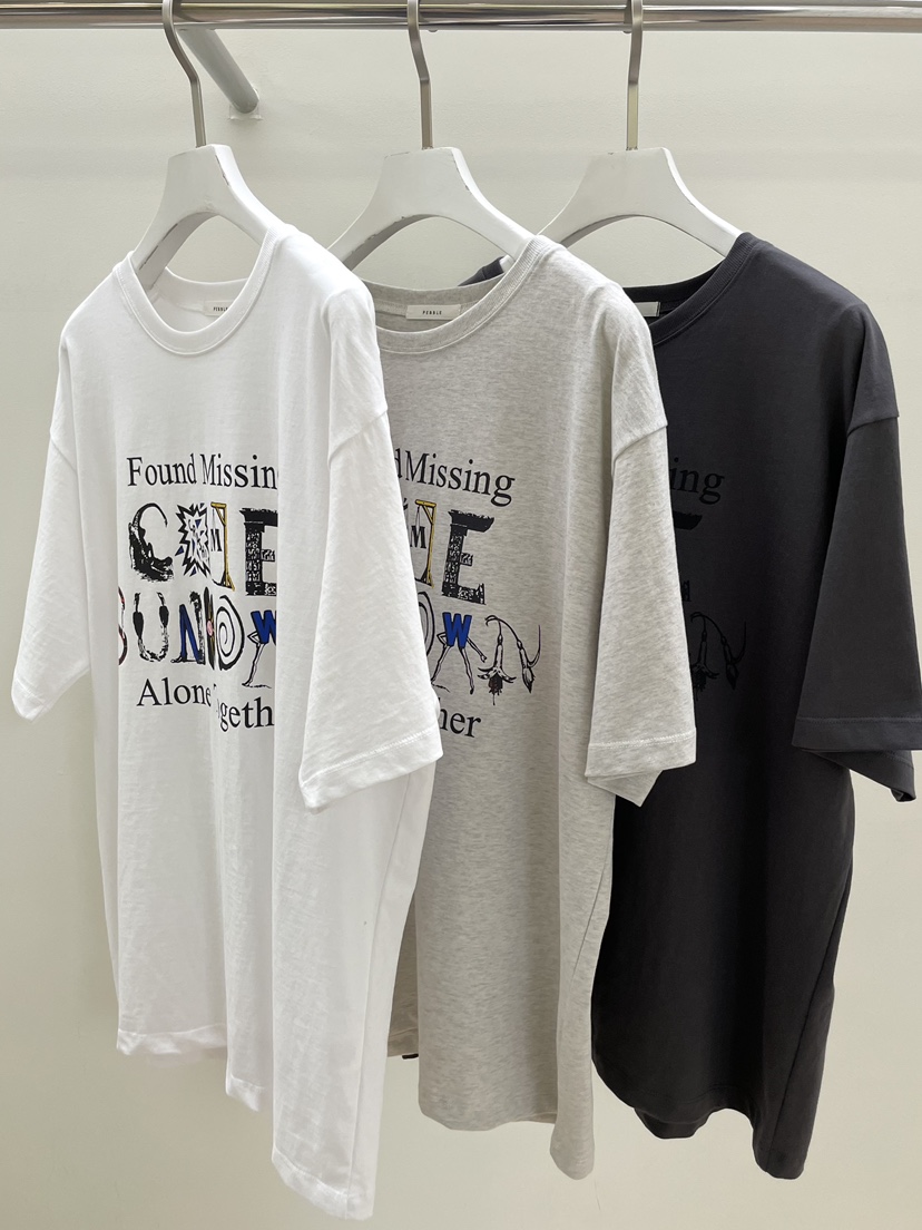 PEBBLE東大門實拍女士新品時尚休閑26春夏職業推薦人氣T恤PEBBLET恤