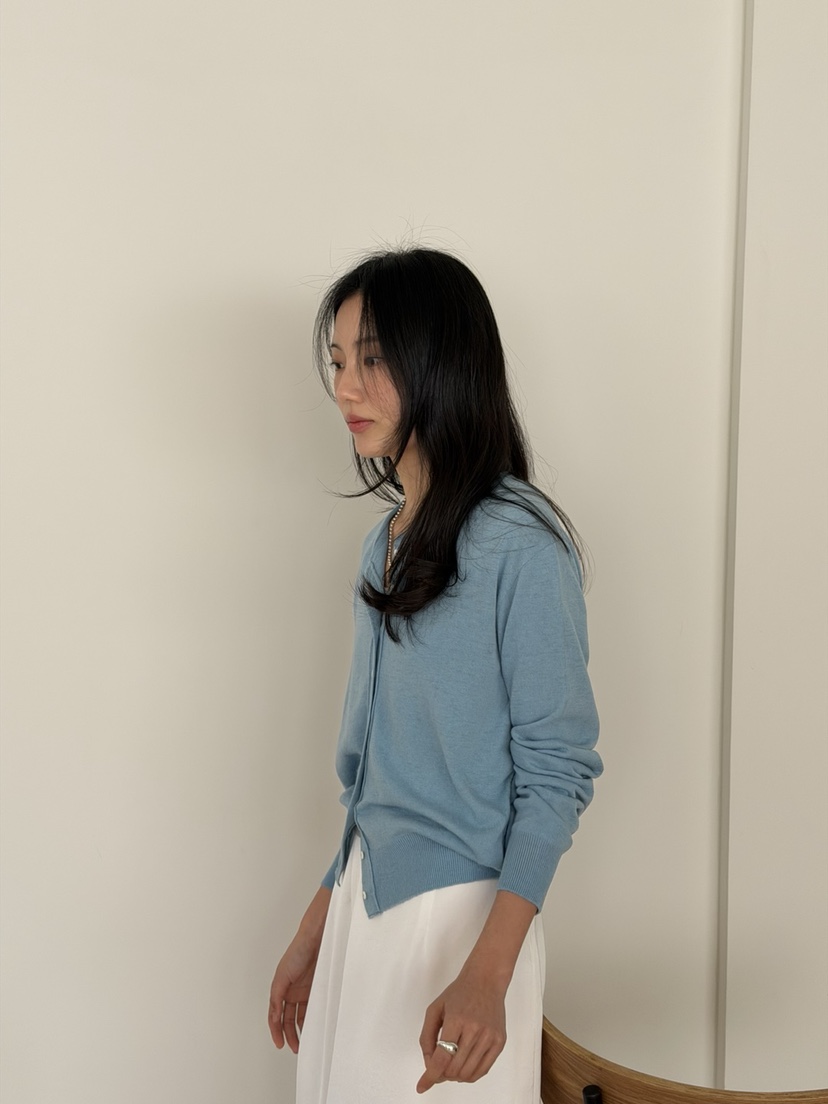 AMY GRACE-A東大門代購女士新品26春夏推薦針織衫開襟衫AMY GRACE-A針織衫