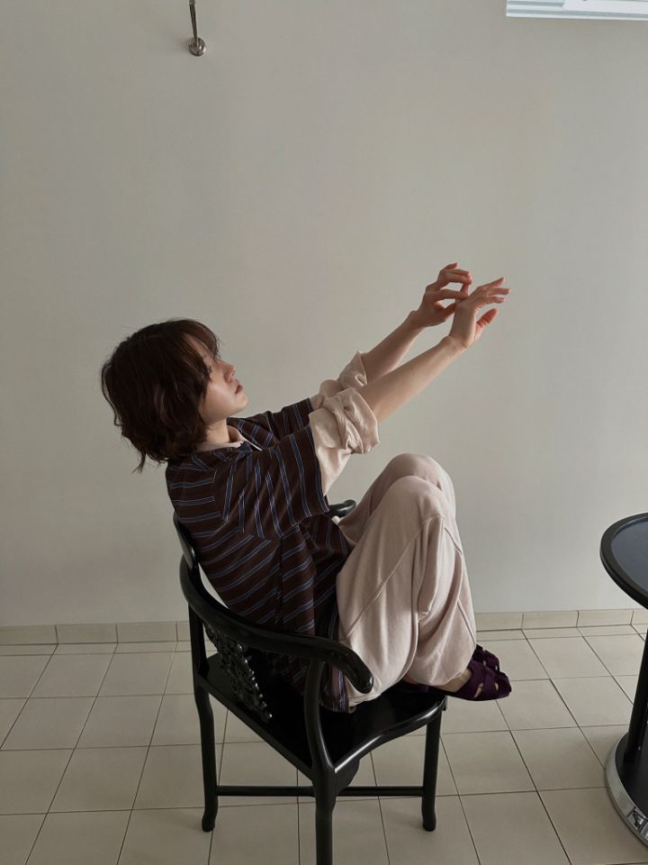 MARE韓國直郵女裝新款人氣26春夏職業熱賣長袖T恤不含內搭MARE長袖T恤