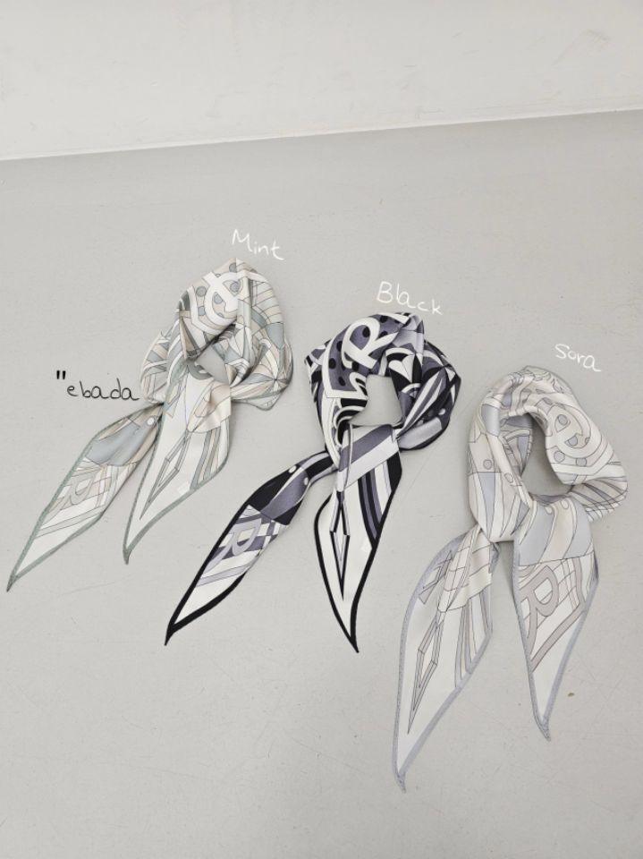 EBADA韓國代購女士新款休閑時尚真品26春夏熱賣圍巾披肩絲綢EBADA圍巾/披肩