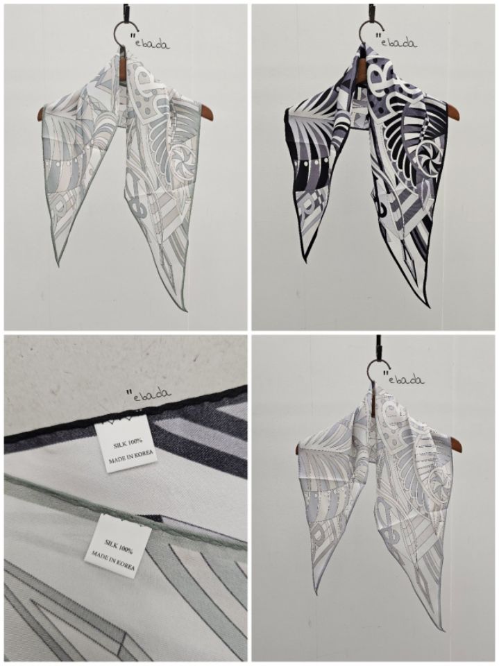 EBADA韓國代購女士新款休閑時尚真品26春夏熱賣圍巾披肩絲綢EBADA圍巾/披肩