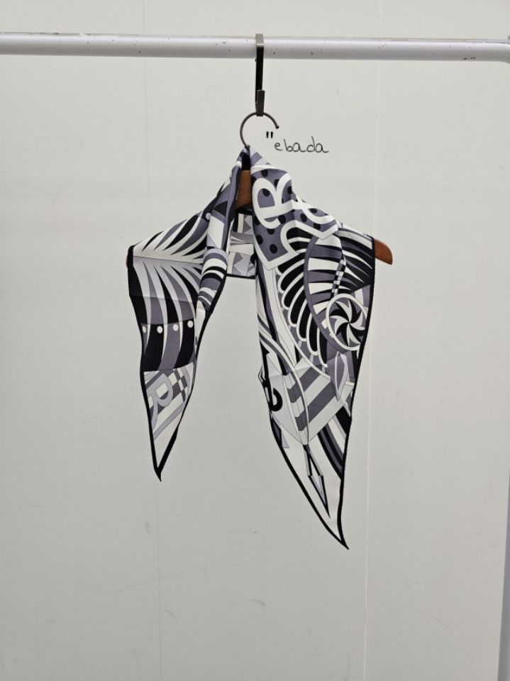 EBADA韓國代購女士新款休閑時尚真品26春夏熱賣圍巾披肩絲綢EBADA圍巾/披肩圖色1