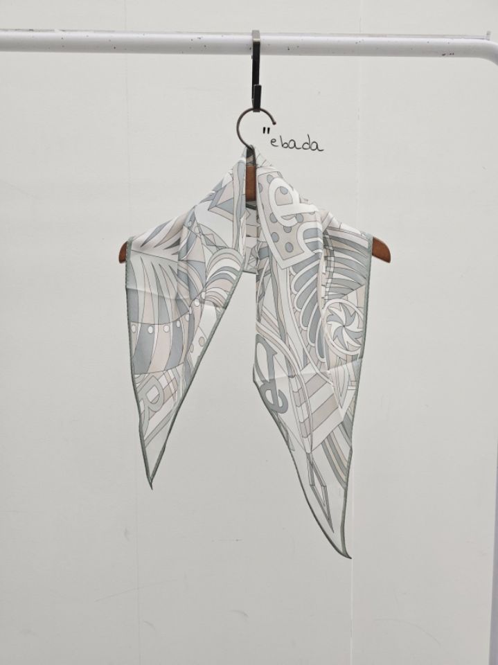 EBADA韓國代購女士新款休閑時尚真品26春夏熱賣圍巾披肩絲綢EBADA圍巾/披肩圖色2