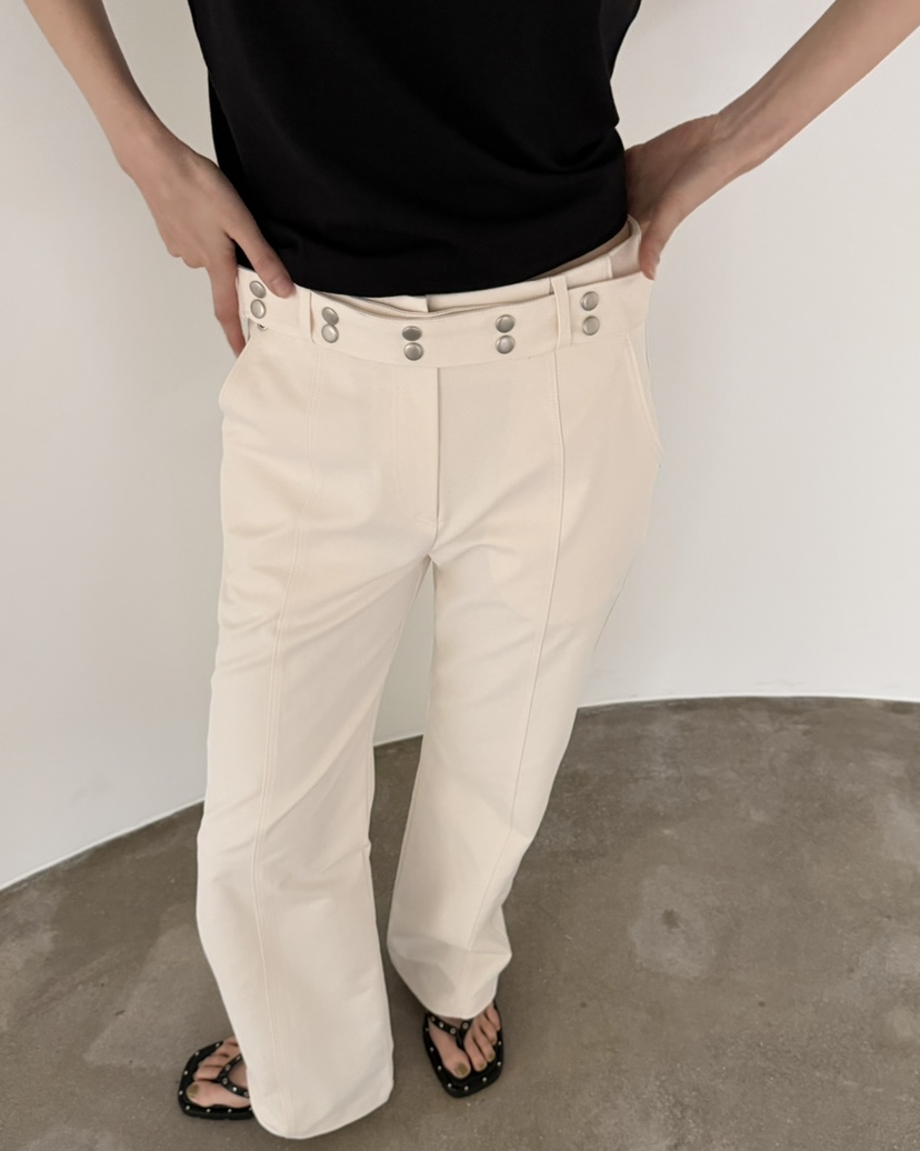 FOSET韓國代購女士新款26春夏時尚推薦休閑熱賣職業休閑褲FOSET休閑褲