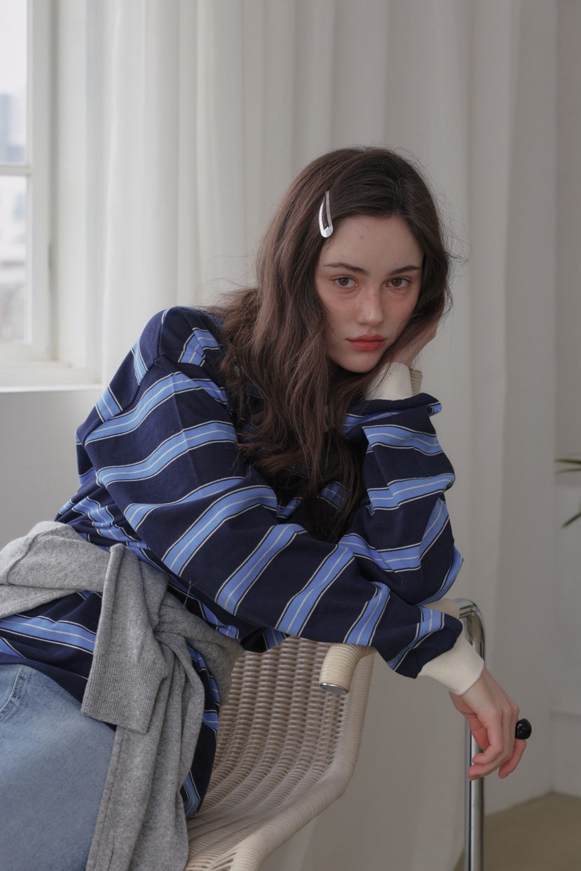 MURMUR東大門代購女裝新品休閑時尚推薦職業人氣真品長袖T恤MURMUR長袖T恤