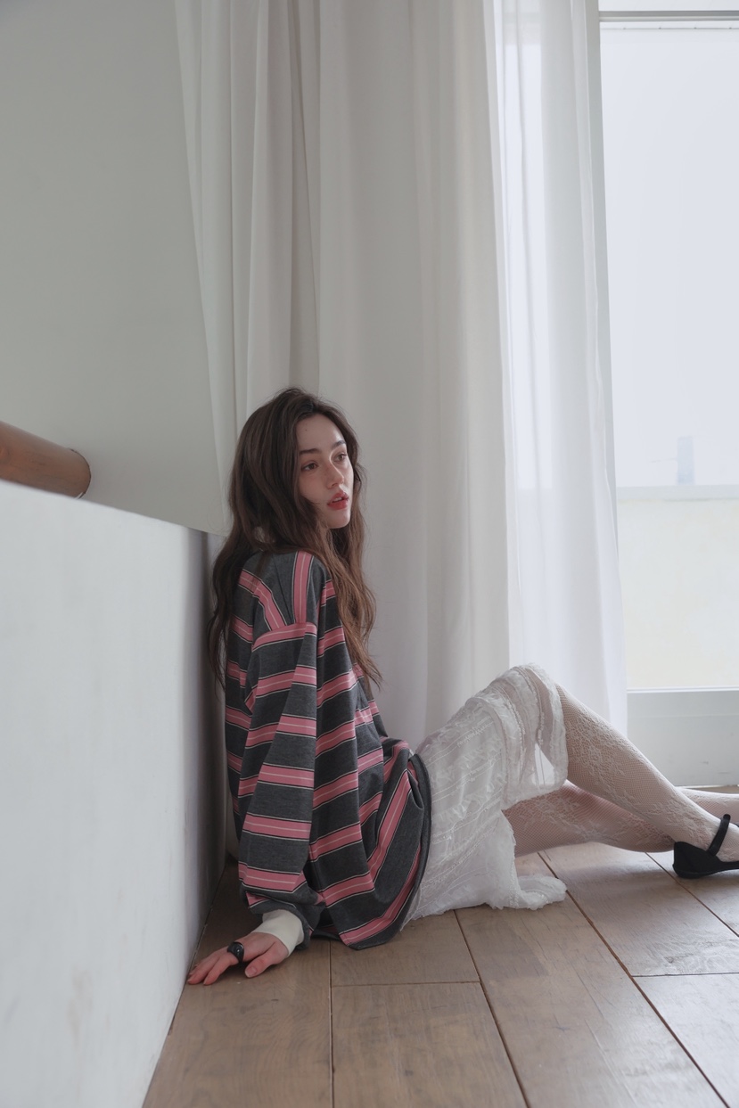 MURMUR東大門代購女裝新品休閑時尚推薦職業人氣真品長袖T恤MURMUR長袖T恤