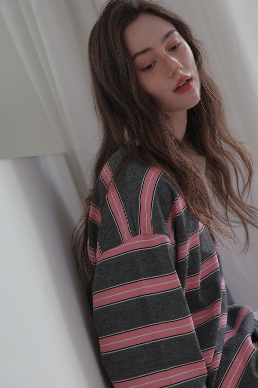 MURMUR東大門代購女裝新品休閑時尚推薦職業人氣真品長袖T恤MURMUR長袖T恤