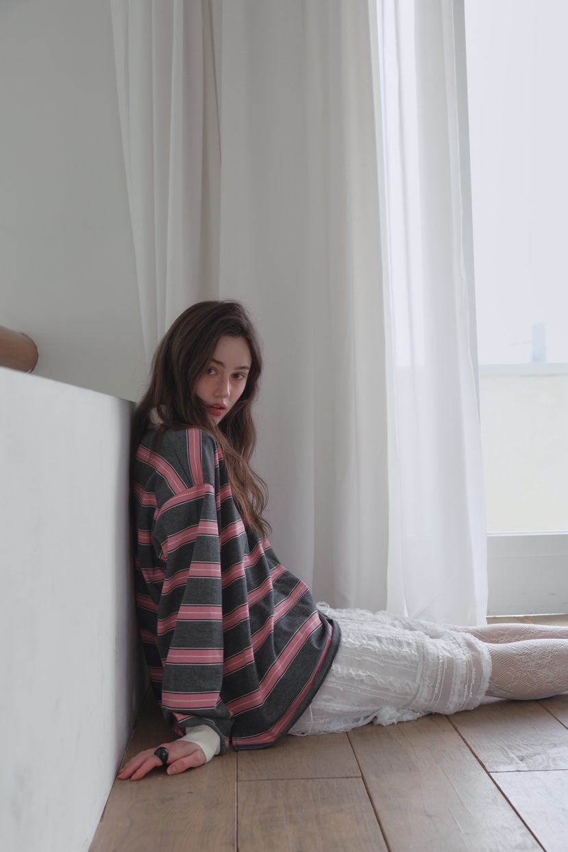 MURMUR東大門代購女裝新品休閑時尚推薦職業人氣真品長袖T恤MURMUR長袖T恤