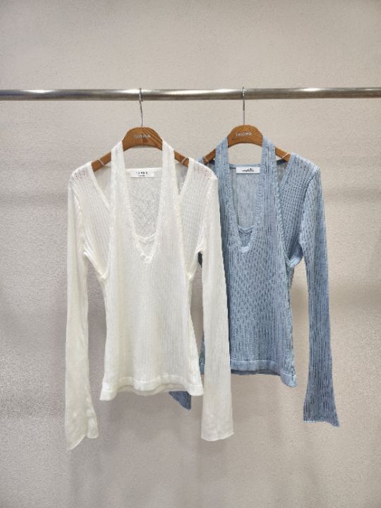 FEMME東大門實拍女裝新款推薦真品26春夏職業休閑熱賣針織衫FEMME針織衫