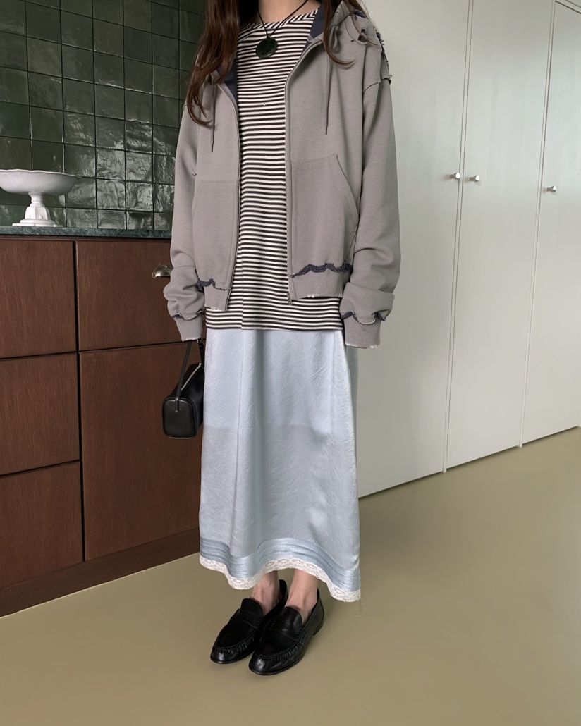 PEBBLE東大門代購女裝新品休閑真品熱賣時尚26春夏長袖T恤天絲PEBBLE長袖T恤