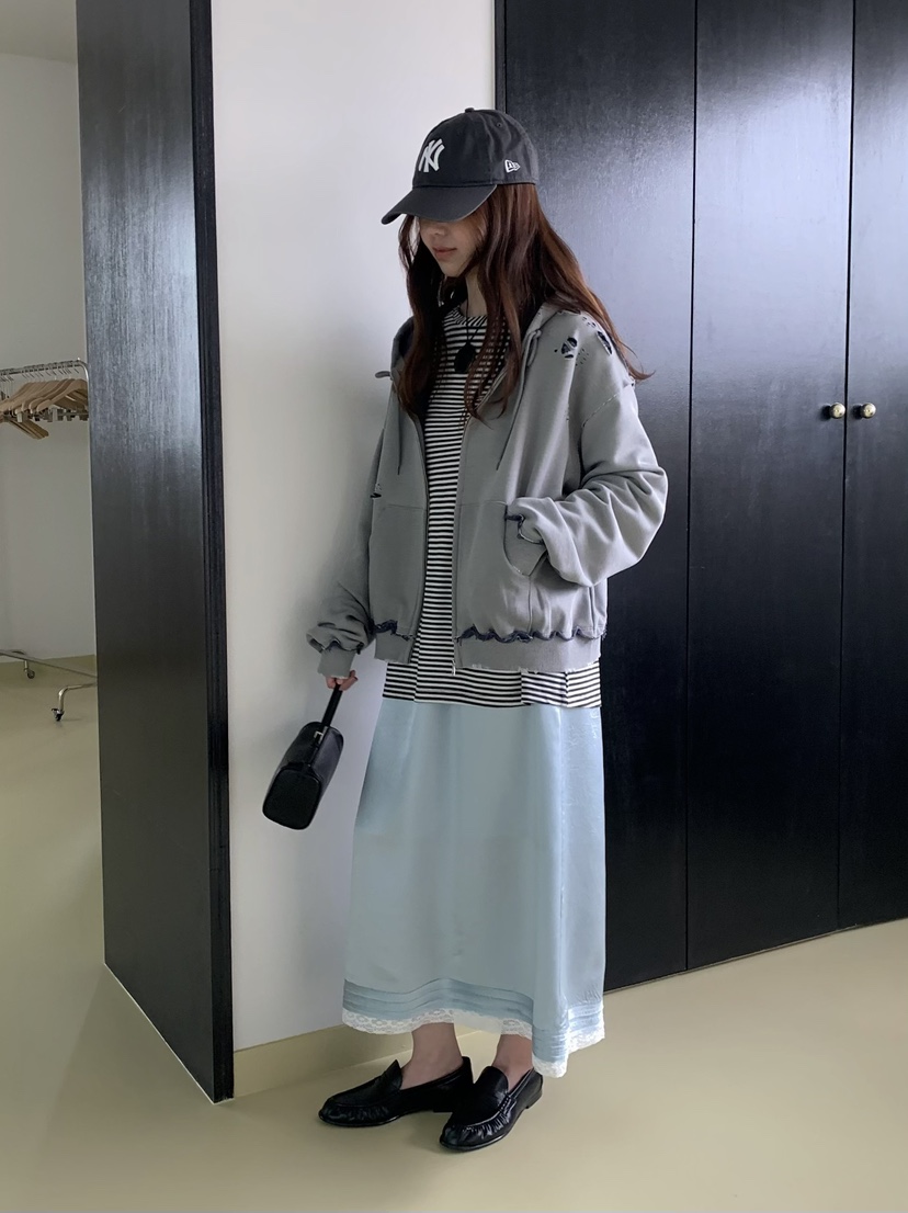 PEBBLE東大門實拍女裝新款時尚人氣推薦真品夾克連帽拉鏈衫PEBBLE夾克