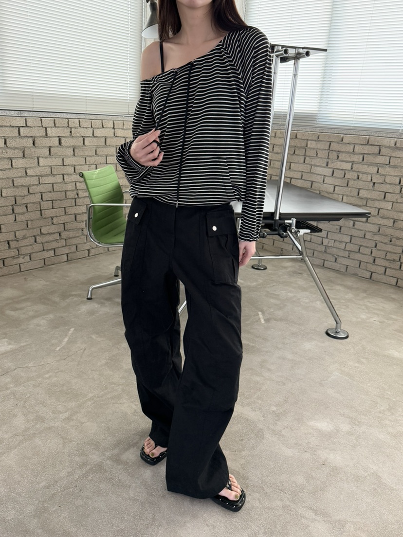 FOSET韓國代購女士新品職業推薦真品人氣時尚26春夏休閑褲FOSET休閑褲