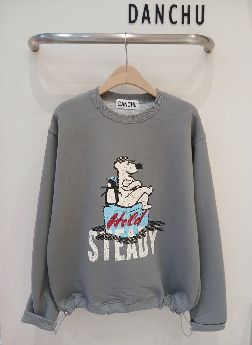 DANCHU東大門代購女裝新款休閑時尚26春夏熱賣職業人氣衛衣DANCHU衛衣圖色3