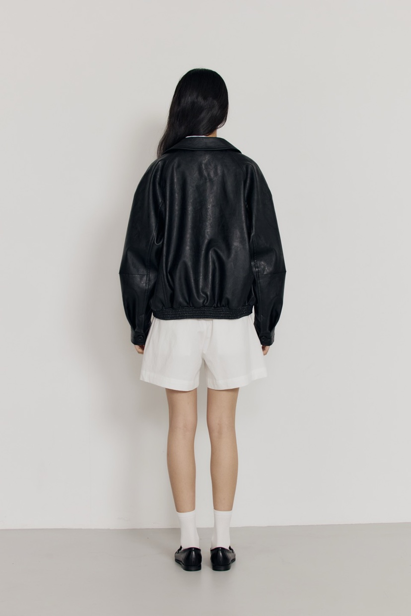 AMY GRACE-A東大門實拍女士新款熱賣真品人氣職業夾克皮革AMY GRACE-A夾克