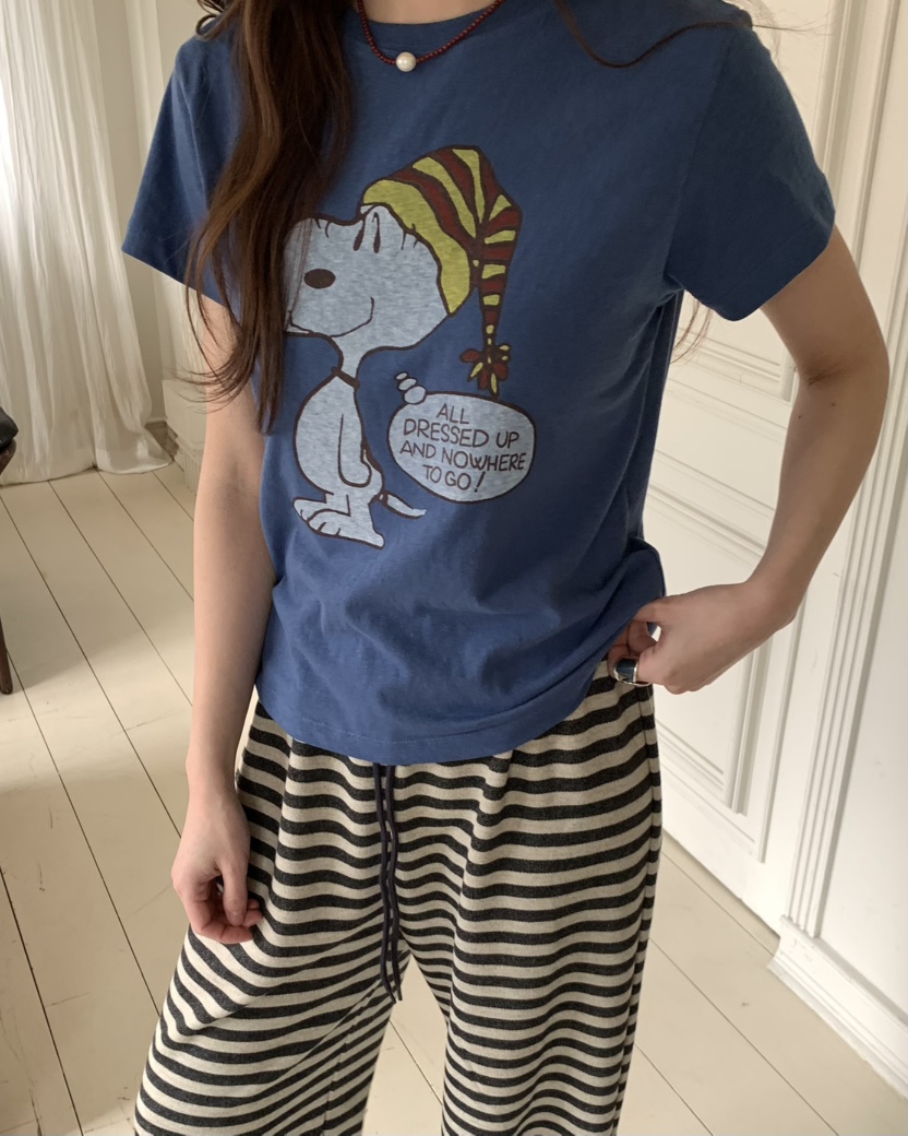 PEBBLE東大門實拍女士新款人氣休閑時尚26春夏熱賣真品T恤PEBBLET恤