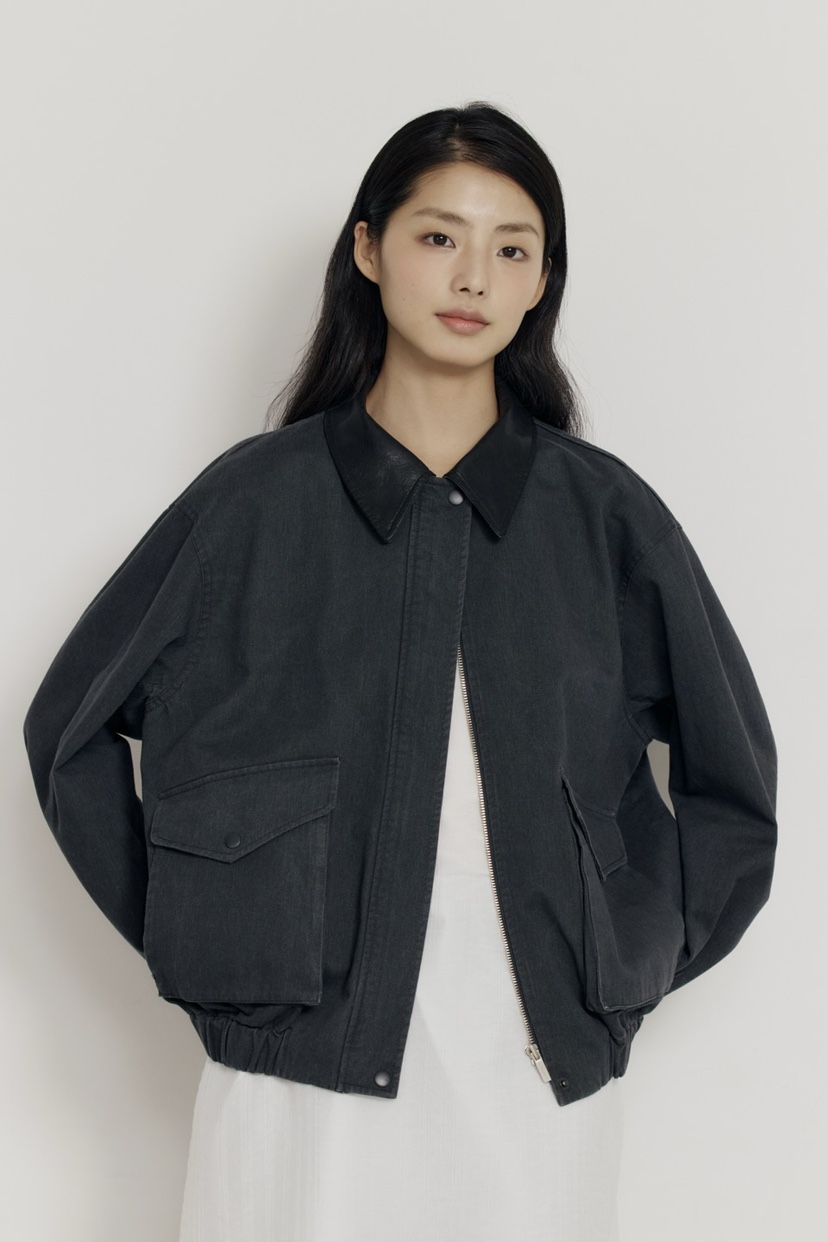 AMY GRACE-A韓國直郵女士新品時尚真品職業熱賣夾克皮革AMY GRACE-A夾克