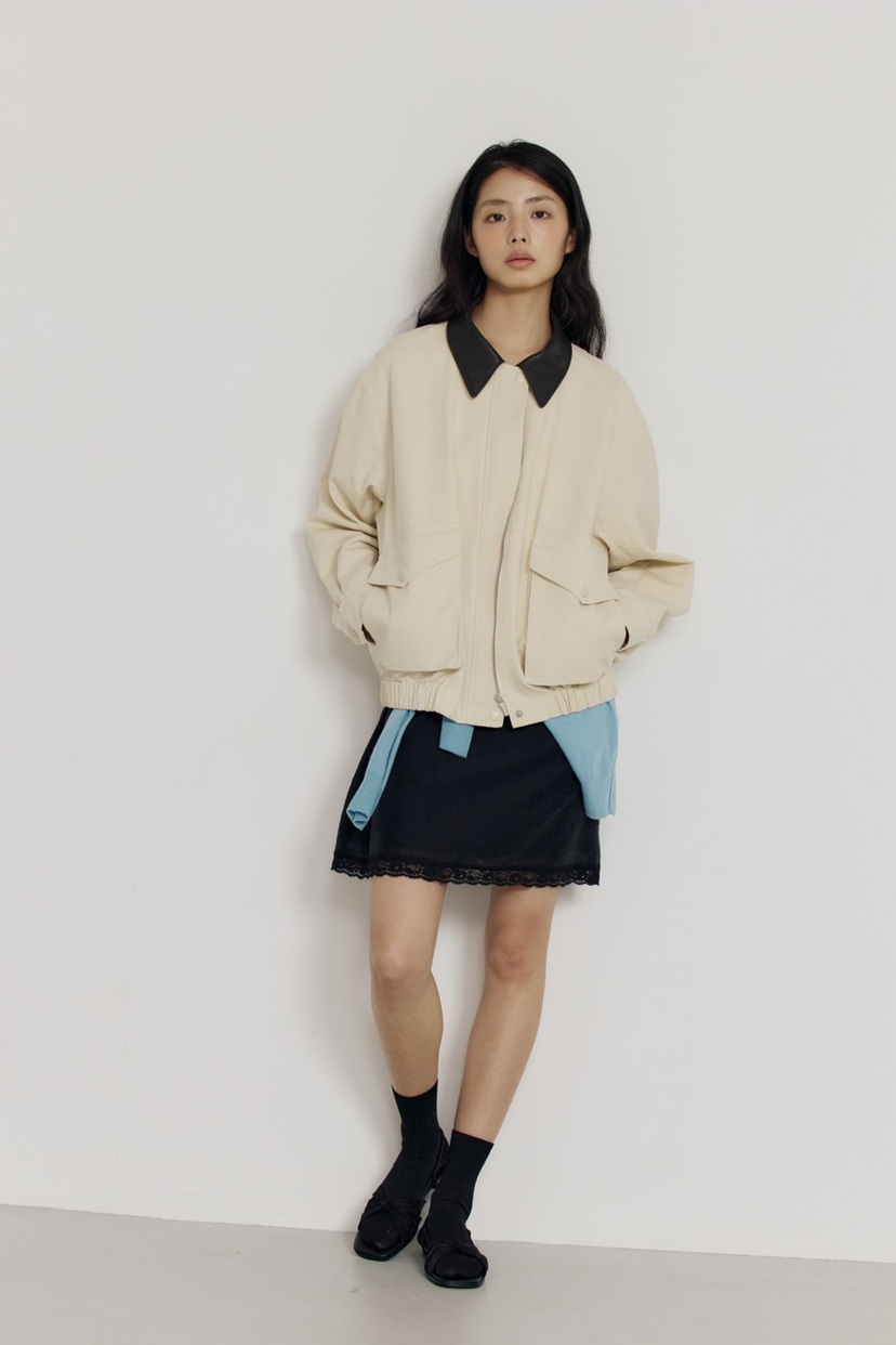 AMY GRACE-A韓國直郵女士新品時尚真品職業熱賣夾克皮革AMY GRACE-A夾克