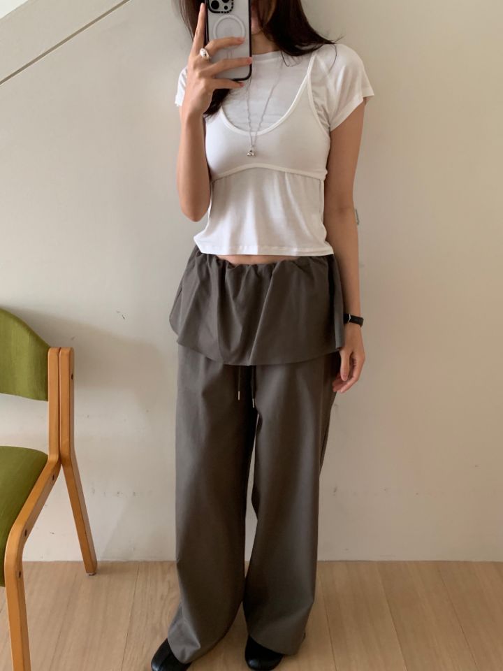 KOMOREBI韓國代購女士新款職業休閑真品時尚人氣熱賣休閑褲KOMOREBI休閑褲