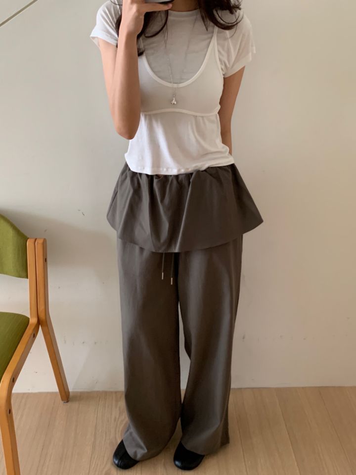 KOMOREBI韓國代購女士新款職業休閑真品時尚人氣熱賣休閑褲KOMOREBI休閑褲