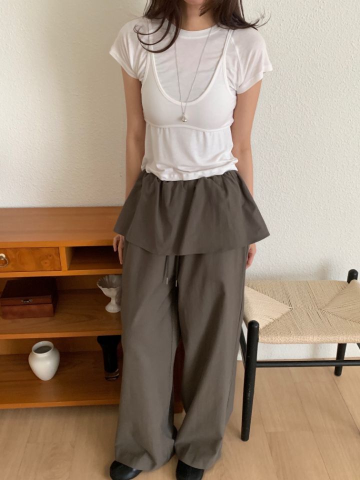 KOMOREBI韓國代購女士新款職業休閑真品時尚人氣熱賣休閑褲KOMOREBI休閑褲