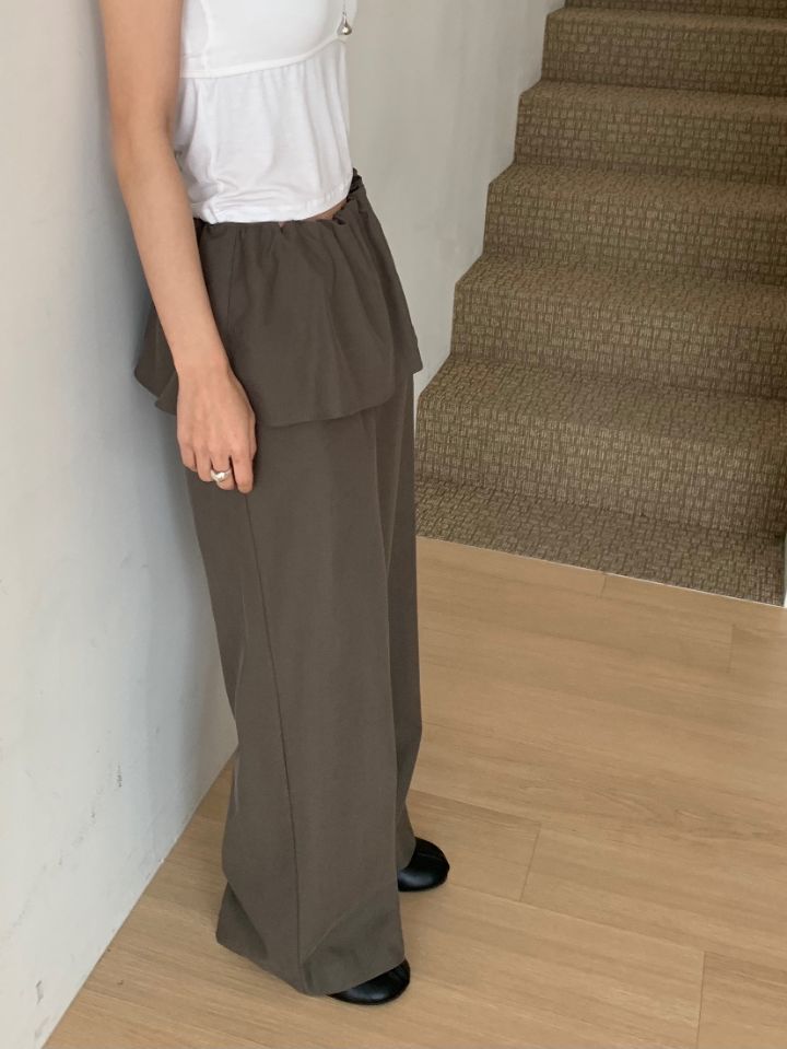 KOMOREBI韓國代購女士新款職業休閑真品時尚人氣熱賣休閑褲KOMOREBI休閑褲