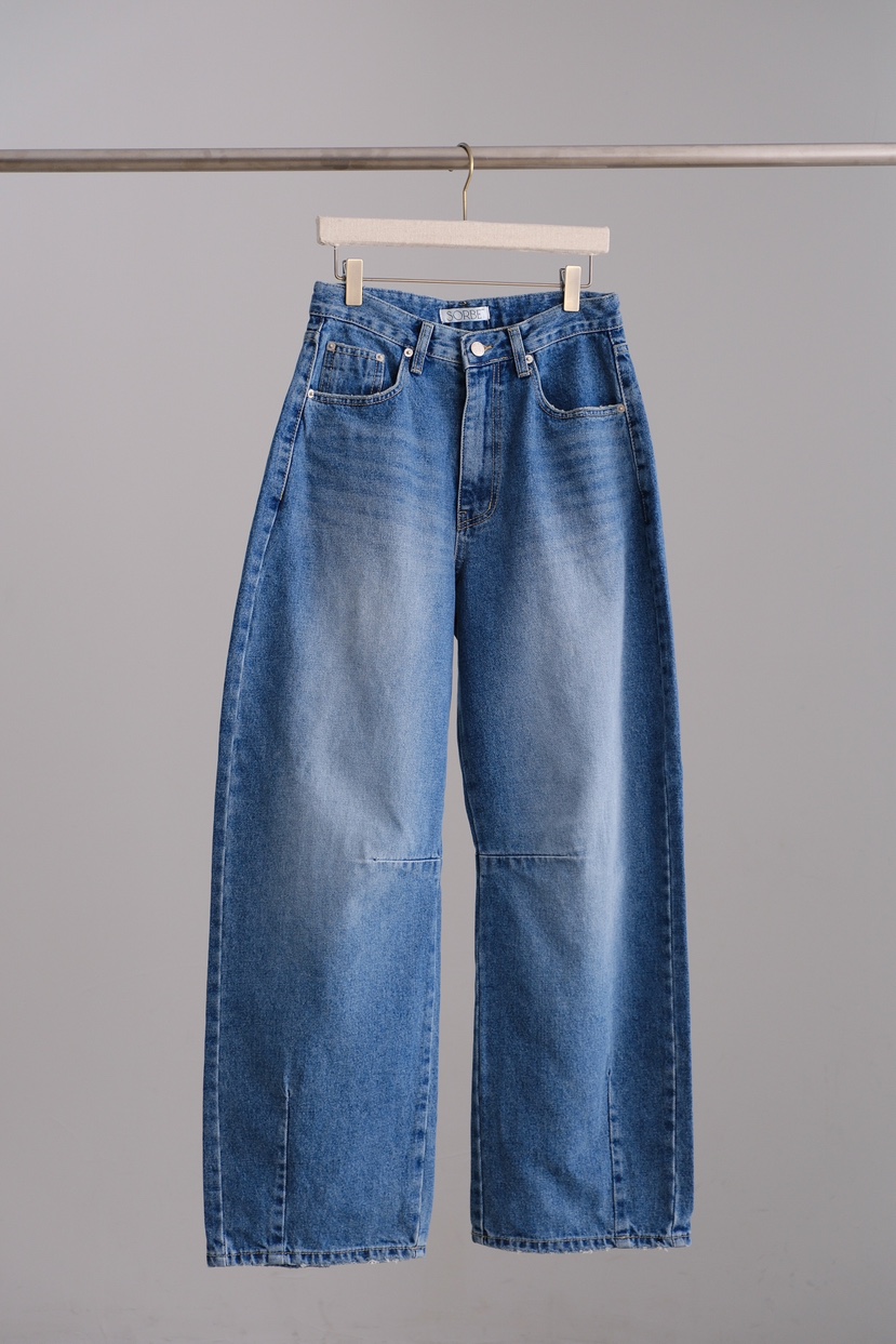 SORBET/FLAT WHITE韓國直郵女裝新款熱賣推薦職業牛仔褲SORBET/FLAT WHITE牛仔褲