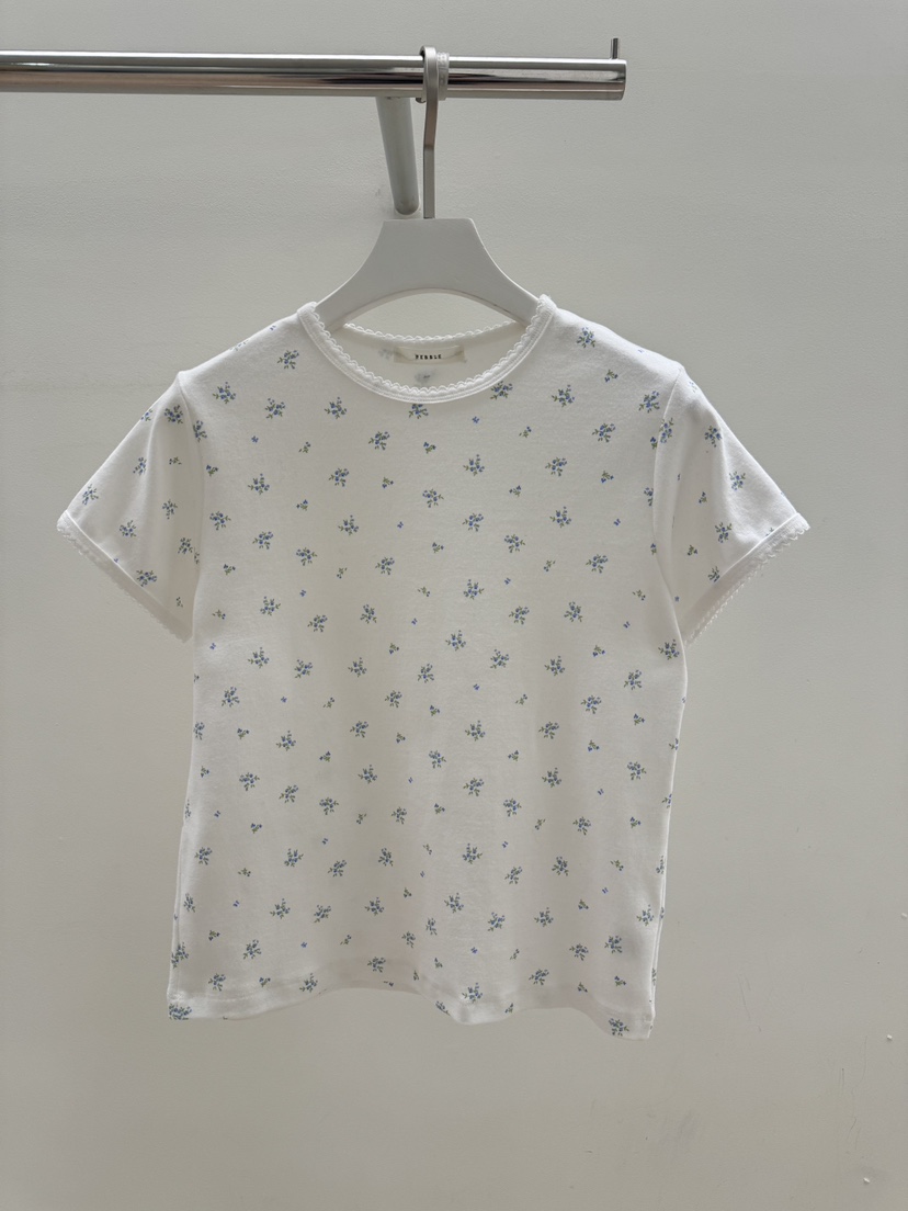 PEBBLE東大門代購女士新品職業熱賣真品人氣26春夏推薦T恤PEBBLET恤圖色1