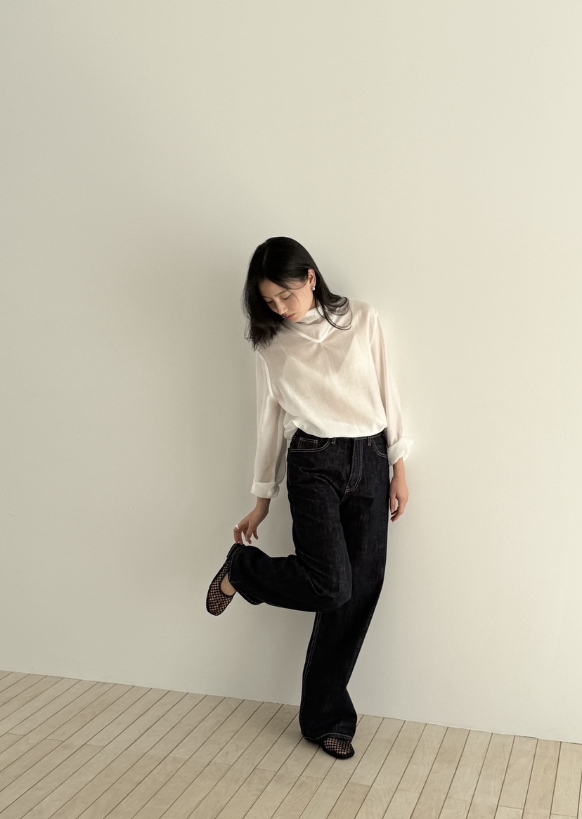 AMY GRACE-A東大門實拍女裝新款時尚熱賣休閑襯衫蕾絲衫AMY GRACE-A襯衫/蕾絲衫