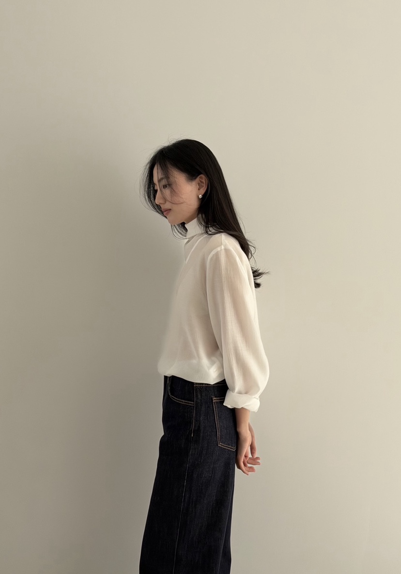 AMY GRACE-A東大門實拍女裝新款時尚熱賣休閑襯衫蕾絲衫AMY GRACE-A襯衫/蕾絲衫