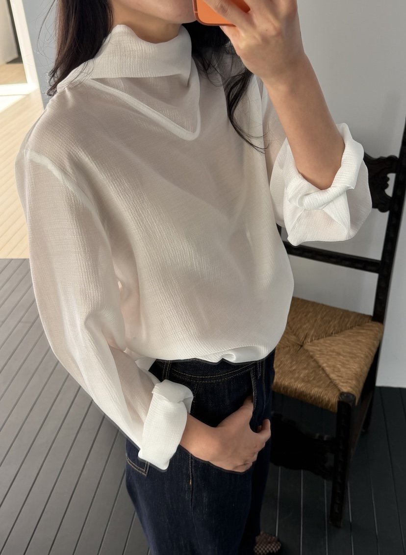 AMY GRACE-A東大門實拍女裝新款時尚熱賣休閑襯衫蕾絲衫AMY GRACE-A襯衫/蕾絲衫