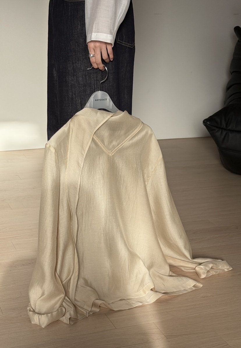 AMY GRACE-A東大門實拍女裝新款時尚熱賣休閑襯衫蕾絲衫AMY GRACE-A襯衫/蕾絲衫