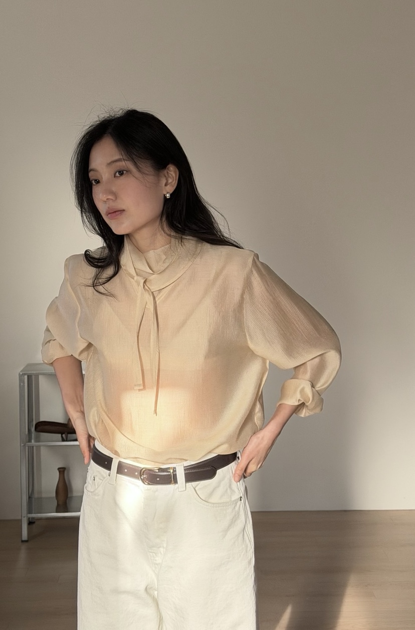 AMY GRACE-A東大門實拍女裝新款時尚熱賣休閑襯衫蕾絲衫AMY GRACE-A襯衫/蕾絲衫