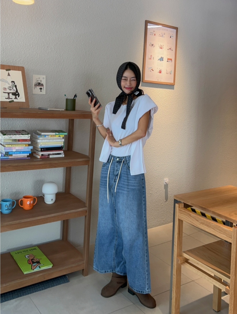 LIKEVAM東大門代購女士新款推薦休閑時尚真品人氣職業長裙LIKEVAM長裙