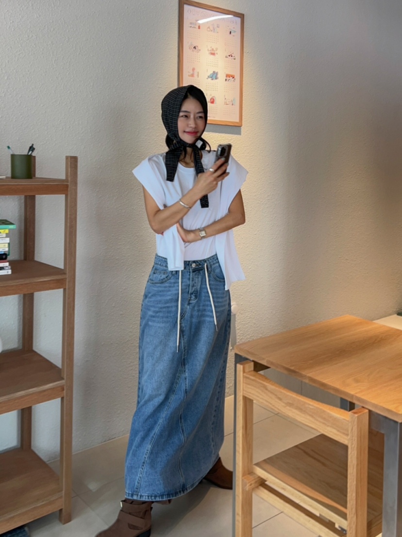 LIKEVAM東大門代購女士新款推薦休閑時尚真品人氣職業長裙LIKEVAM長裙