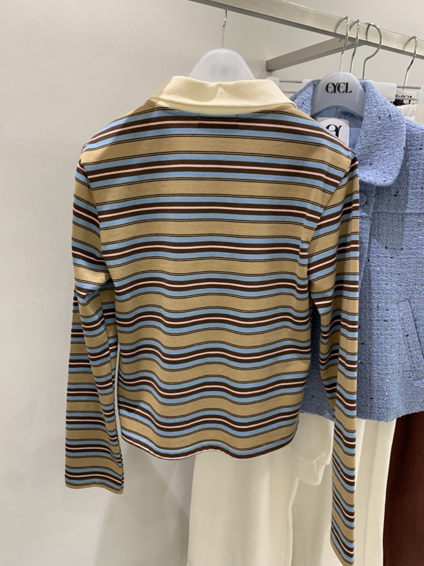 EYEL東大門實拍女士新品熱賣推薦休閑職業人氣真品長袖T恤EYEL長袖T恤