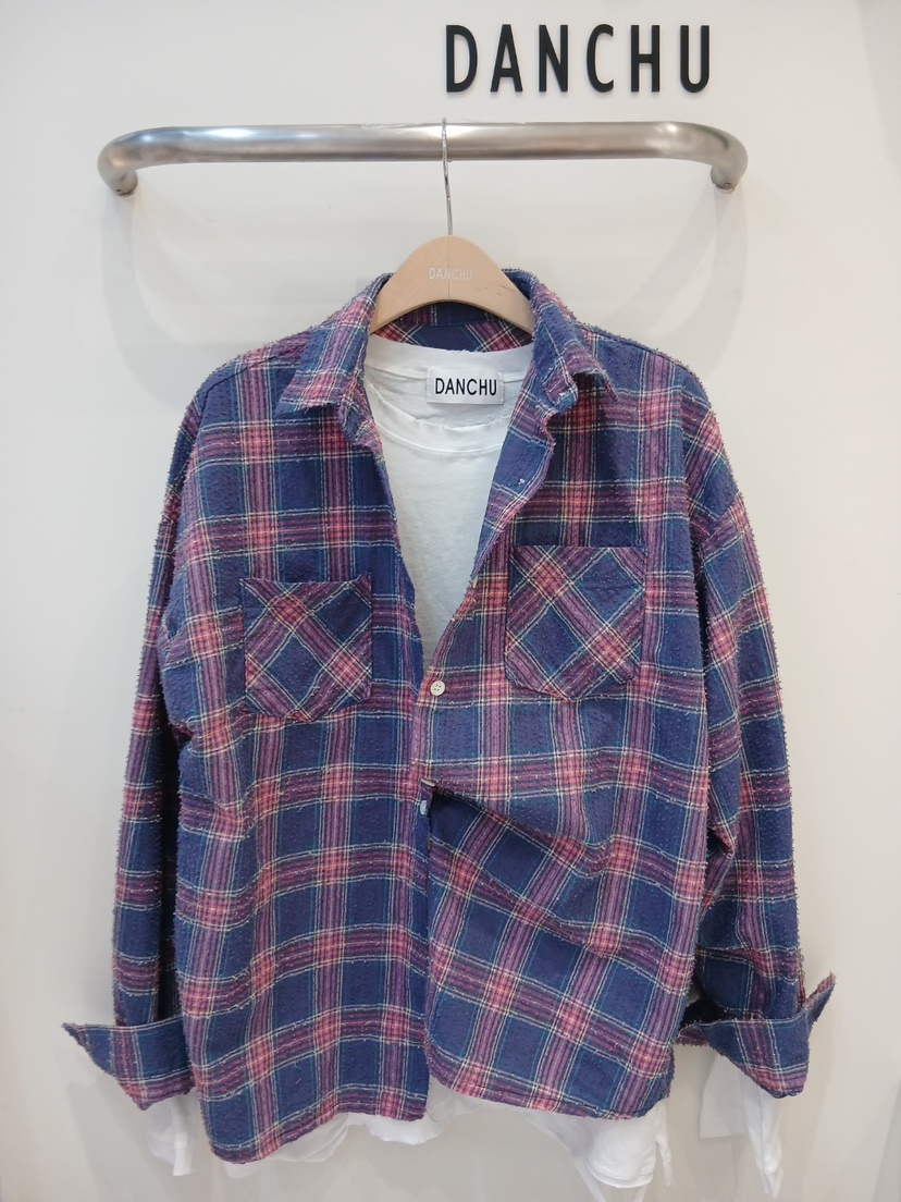 DANCHU韓國代購女士新品26春夏真品休閑襯衫蕾絲衫不含內搭DANCHU襯衫/蕾絲衫圖色2