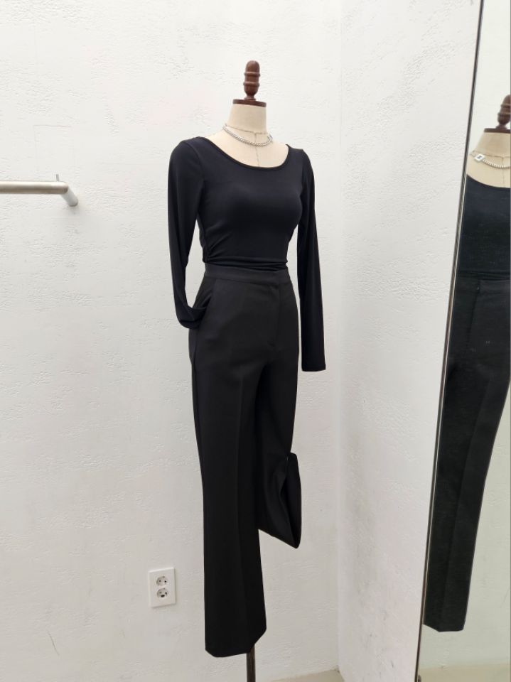 HIGH HEELS韓國直郵女裝新品真品休閑推薦時尚職業長袖T恤HIGH HEELS長袖T恤