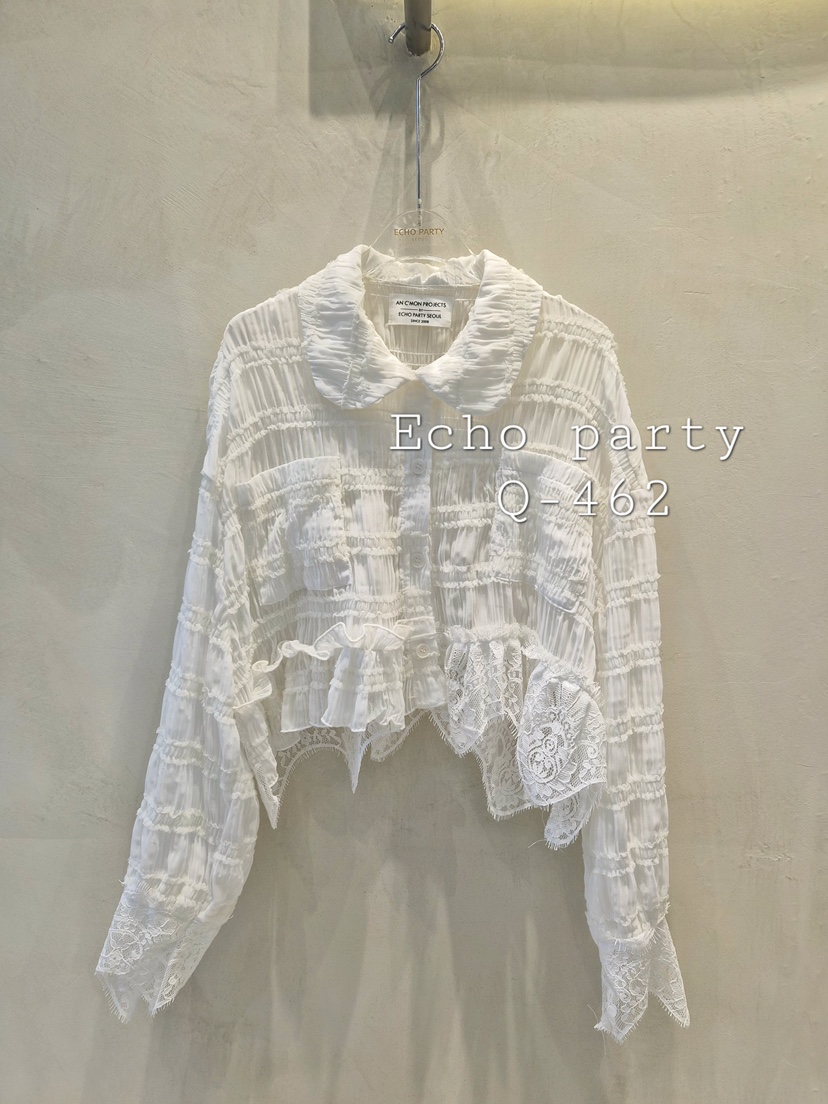 ECHOPARTY東大門直郵女士新品人氣熱賣時尚職業襯衫蕾絲衫ECHOPARTY襯衫/蕾絲衫圖色1