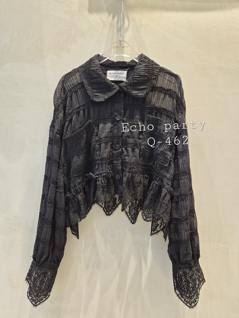 ECHOPARTY東大門直郵女士新品人氣熱賣時尚職業襯衫蕾絲衫ECHOPARTY襯衫/蕾絲衫圖色2