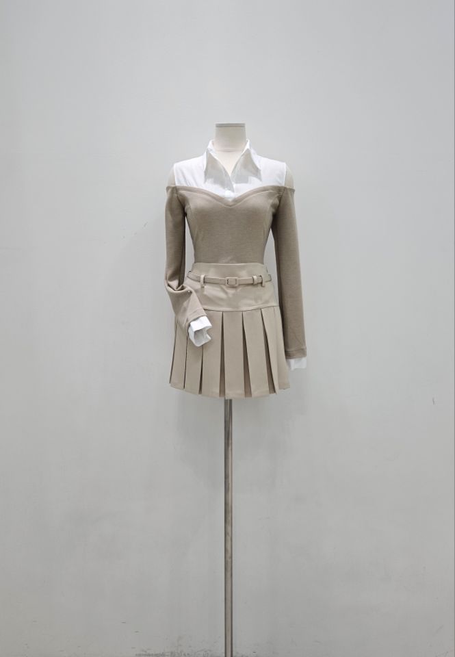 HIGH HEELS韓國直郵女裝新款真品時尚人氣職業襯衫蕾絲衫HIGH HEELS襯衫/蕾絲衫