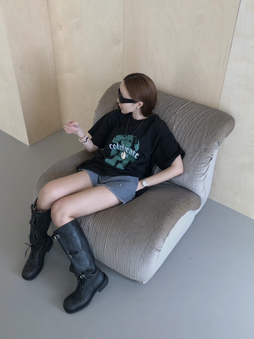 MADE-P韓國代購女士新款職業26春夏真品時尚人氣T恤兔子MADE-PT恤