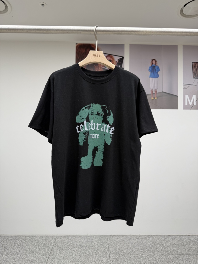 MADE-P韓國代購女士新款職業26春夏真品時尚人氣T恤兔子MADE-PT恤圖色1