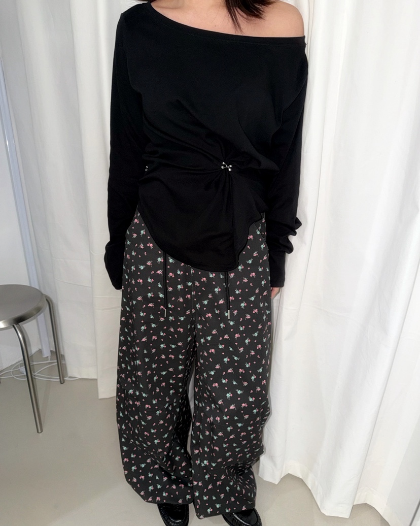 AWESOMESAUCE東大門實拍女裝新品26春夏時尚推薦休閑長袖T恤AWESOME SAUCE長袖T恤