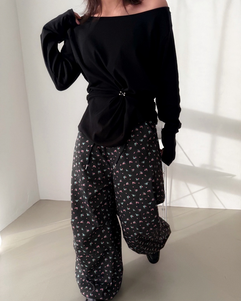 AWESOMESAUCE東大門實拍女裝新品26春夏時尚推薦休閑長袖T恤AWESOME SAUCE長袖T恤