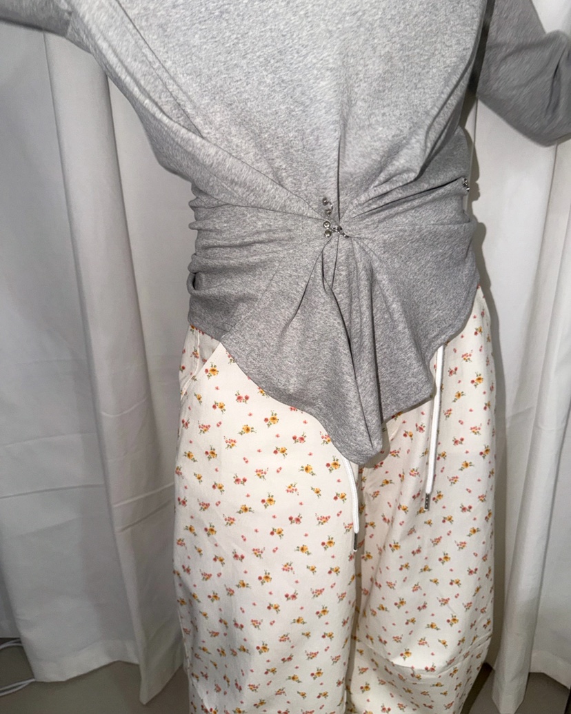 AWESOMESAUCE東大門實拍女裝新品26春夏時尚推薦休閑長袖T恤AWESOME SAUCE長袖T恤